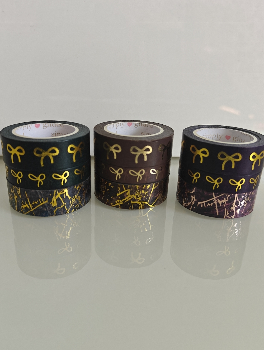 SIMPLY GILDED BOW ACCENT WASHI BUNDLE